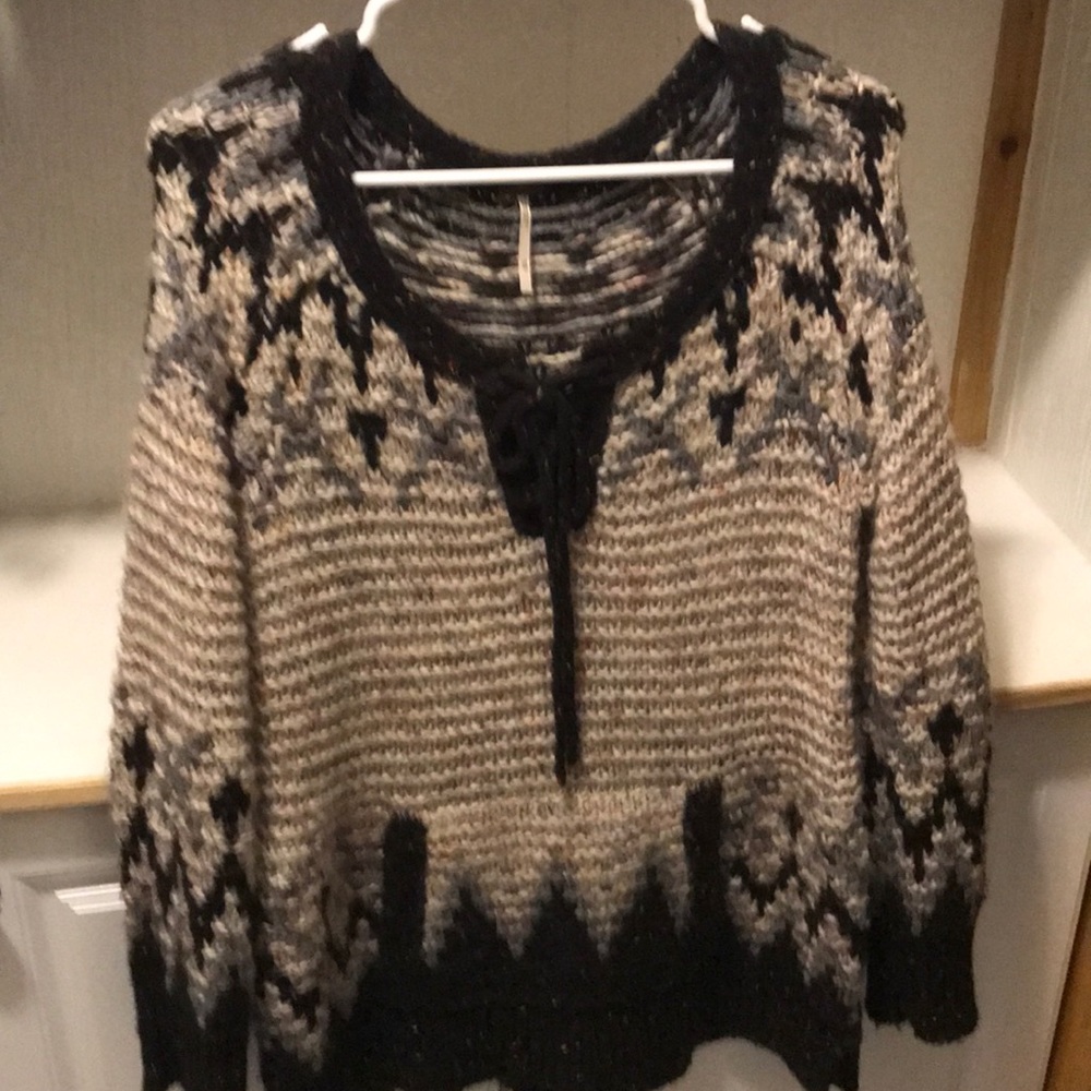 Super thick knit poncho/sweater dress
